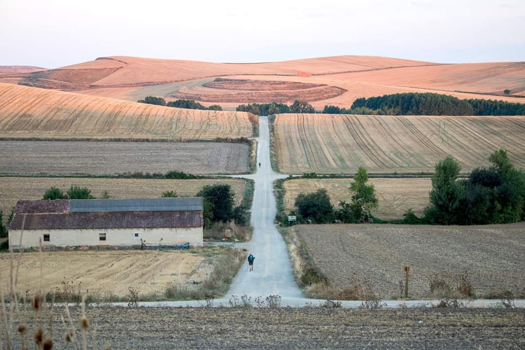 Sentiero del Cammino tra paesaggi naturali